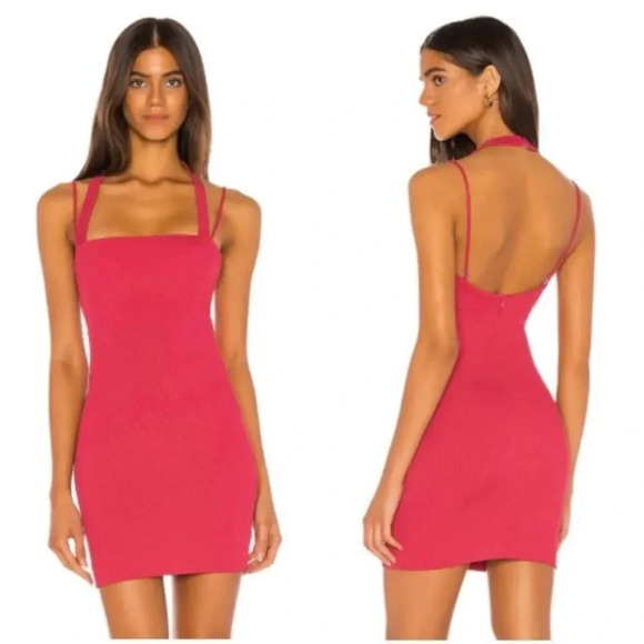NBD Xtina Mini Dress in Hot Pink - Picture 2 of 11